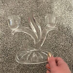 Vintage Retro Glass Decorative Candleholder